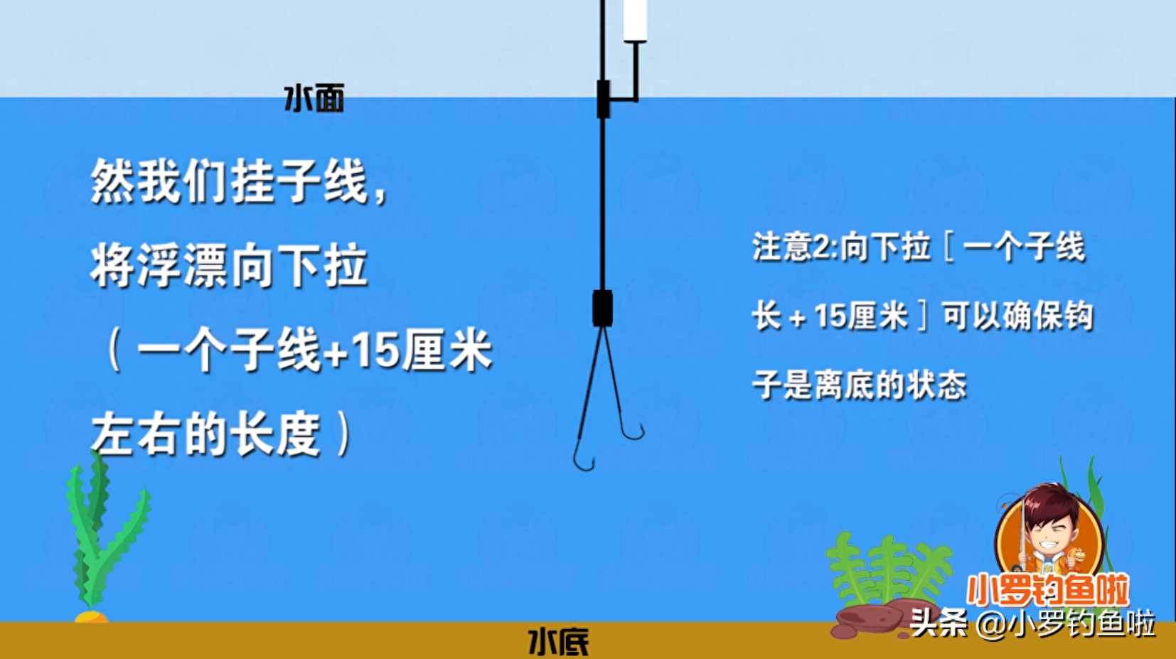 30秒教会你快速调漂，别人还在找底，而你已经上鱼！